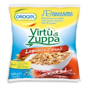 Virtù di Zuppa legumi e cereali Orogel gr.500